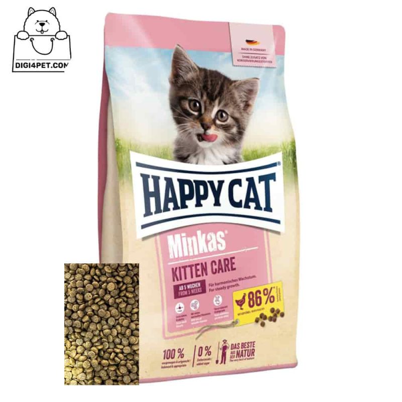 غذای خشک بچه گربه هپی کت مینکاس فله ای